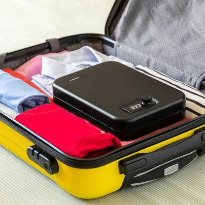 Coffre-fort portable en fer avec câble de sécurité et serrure personnalisable