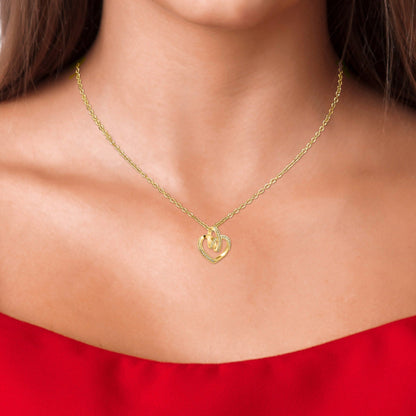 Collier Coeur Crystal en Zirconium - Élégance et Brillance