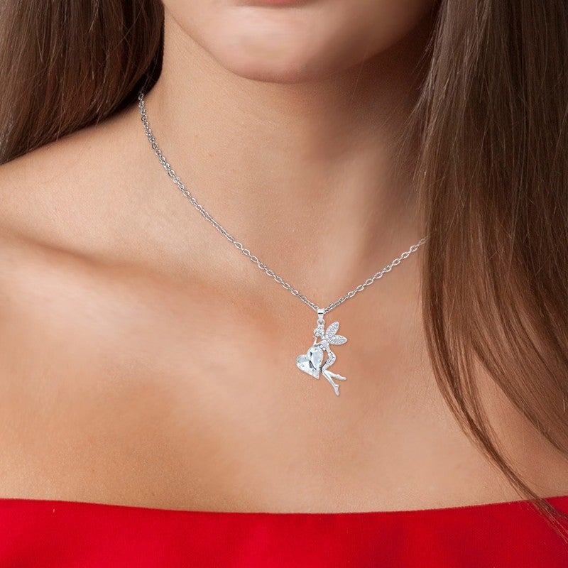Collier Fée avec Cristaux de Bohème - Élégance et Brillance