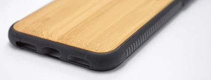 Étui en Bambou Élégant pour iPhone X, XR, 7, 8, 7 Plus et 8 Plus