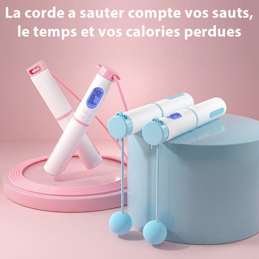 Corde à sauter intelligente avec sac de rangement pratique