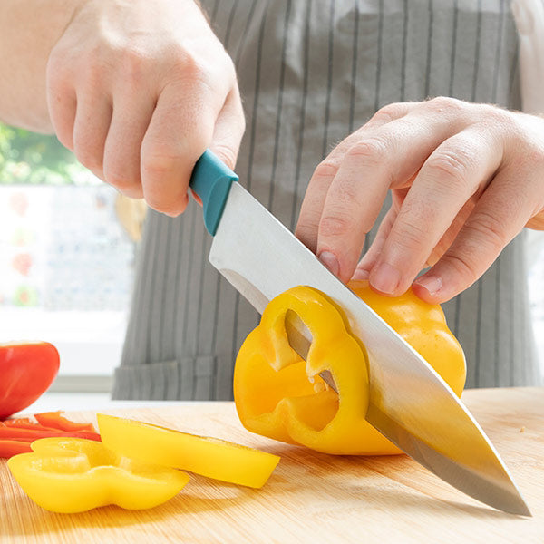 Ensemble de Couteaux de Cuisine Premium en Acier Inoxydable - 5 Pièces Élégantes