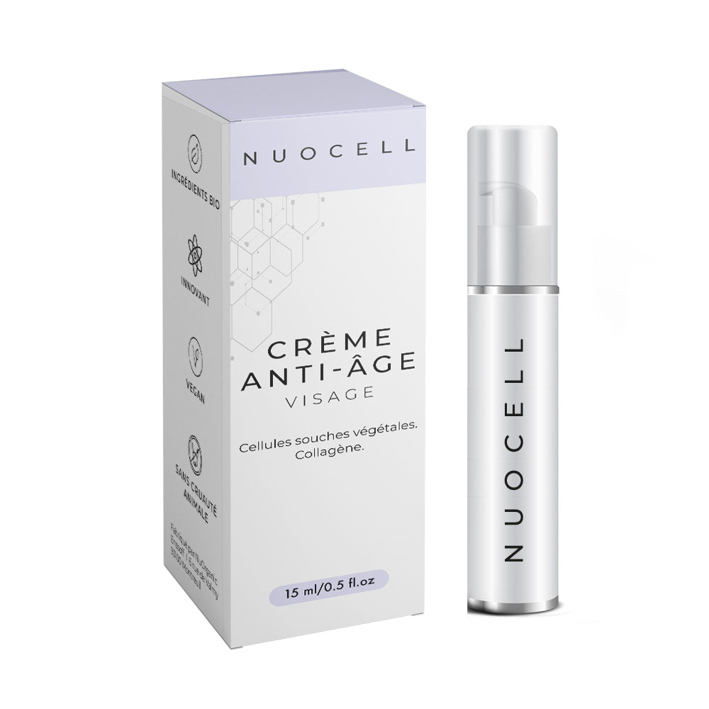 Crème Anti-Âge aux Cellules Souches Végétales et Collagène