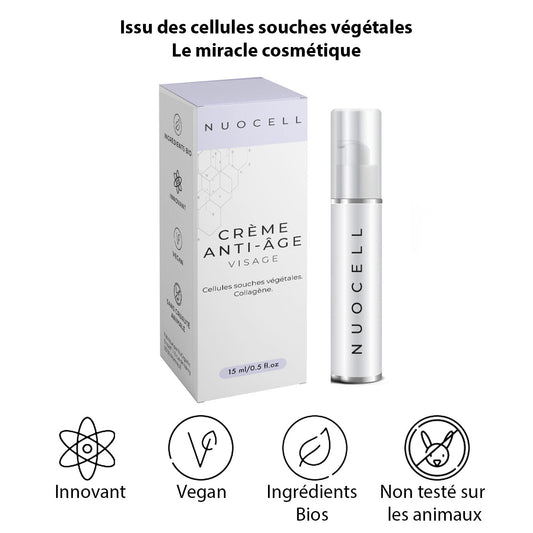 Crème Anti-Âge aux Cellules Souches Végétales et Collagène