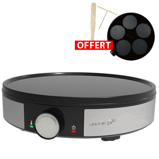 Crêpière Fagor 30 cm 1200 W – Pour des crêpes parfaites en un clin d'œil