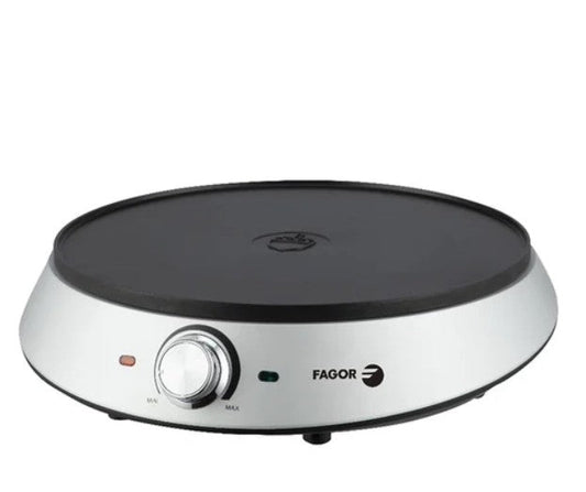 Crêpière Fagor 1200W avec Thermostat Réglable - Idéale pour des Crêpes Parfaites !