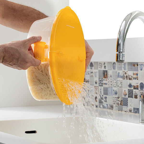 Cuiseur de pâtes multifonction 4-en-1 pour micro-ondes avec accessoires et recettes – Livraison gratuite