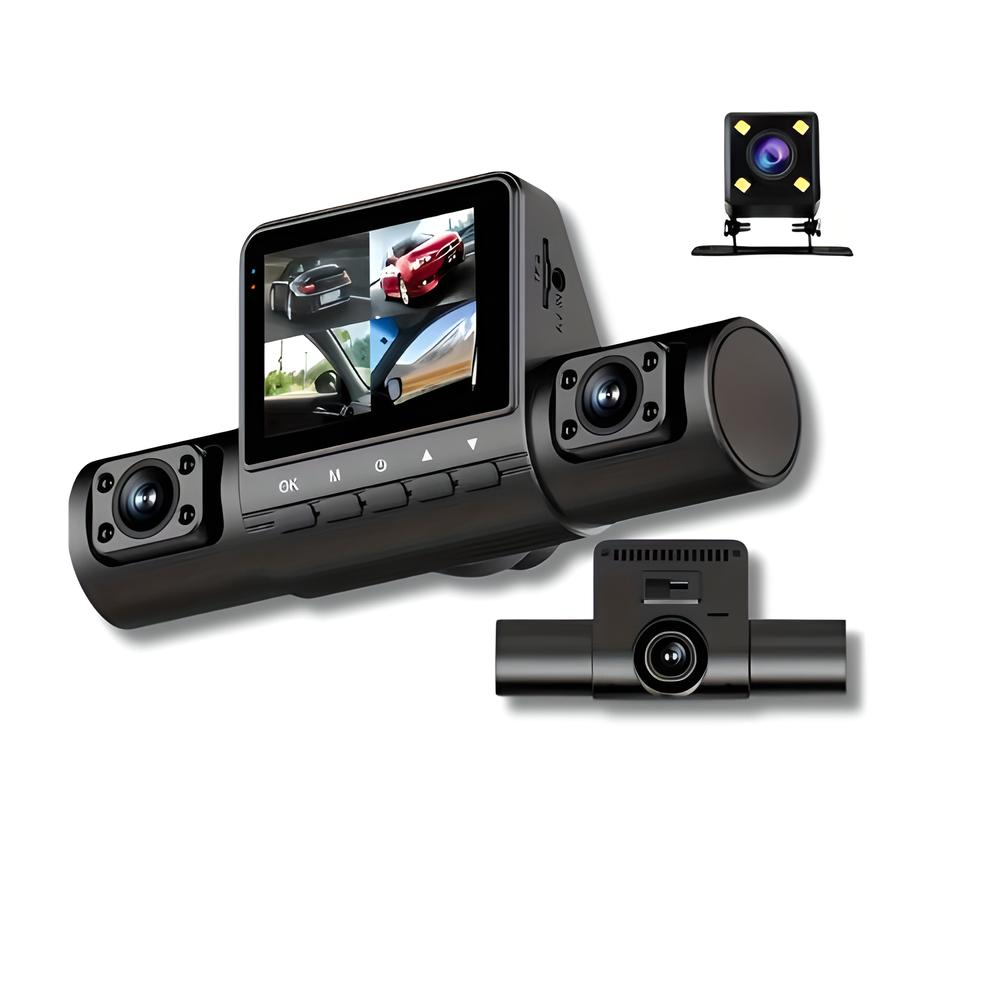 Caméra Dash 360Guard Pro 3 Canaux 1080P HD - Protection Totale pour Votre Véhicule