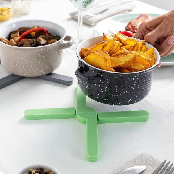 Lot de 2 Sous-Plats Individuels Pliables en Silicone – Livraison Gratuite