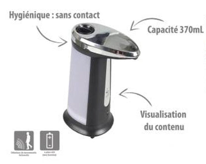 Distributeur Automatique de Gel Hydroalcoolique et Savon - Design Élégant et Compact