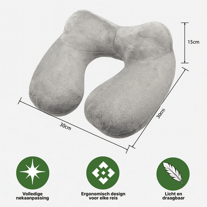 Coussin de Voyage Ergonomique DreamRest™ : Confort Premium et Entretien Facile