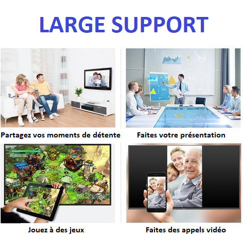 Câble HDMI 3 en 1 pour smartphone - Projetez facilement sur votre TV !