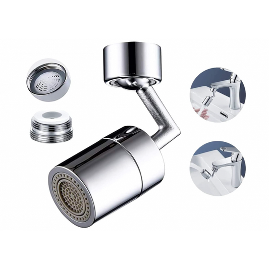 Extension de Robinet Rotative 360° - Simplifiez Votre Lavage !