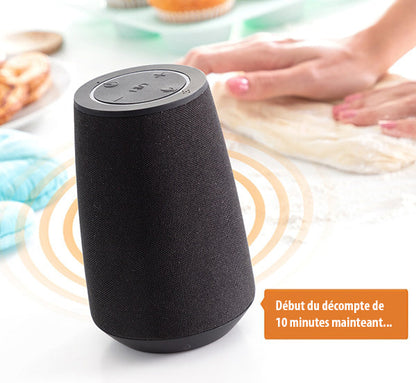 Enceinte connectée intelligente avec son 360º et assistant vocal intégré