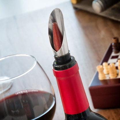 Ensemble Élégant d'Accessoires à Vin et Jeu d'Échecs sophistiqué