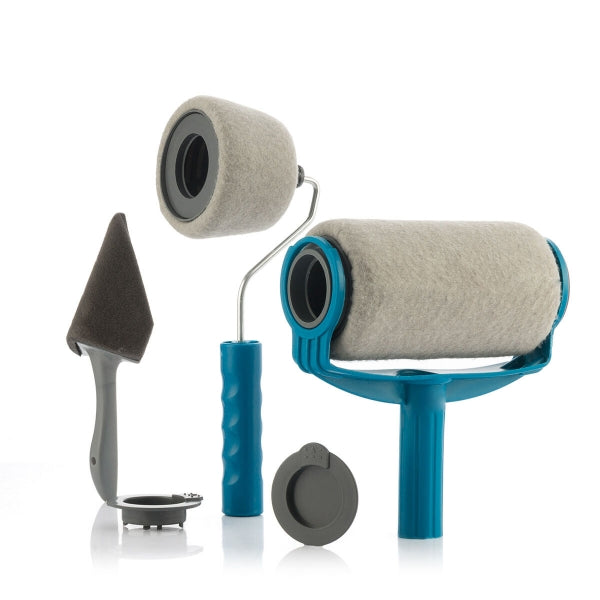 Rouleaux de peinture anti-goutte rechargeables avec accessoires - Une application simplifiée !