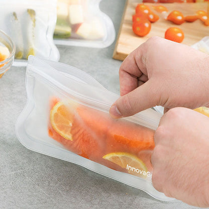 Ensemble de 10 Sacs Alimentaires Réutilisables Écologiques