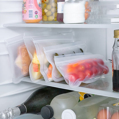 Ensemble de 10 Sacs Alimentaires Réutilisables Écologiques