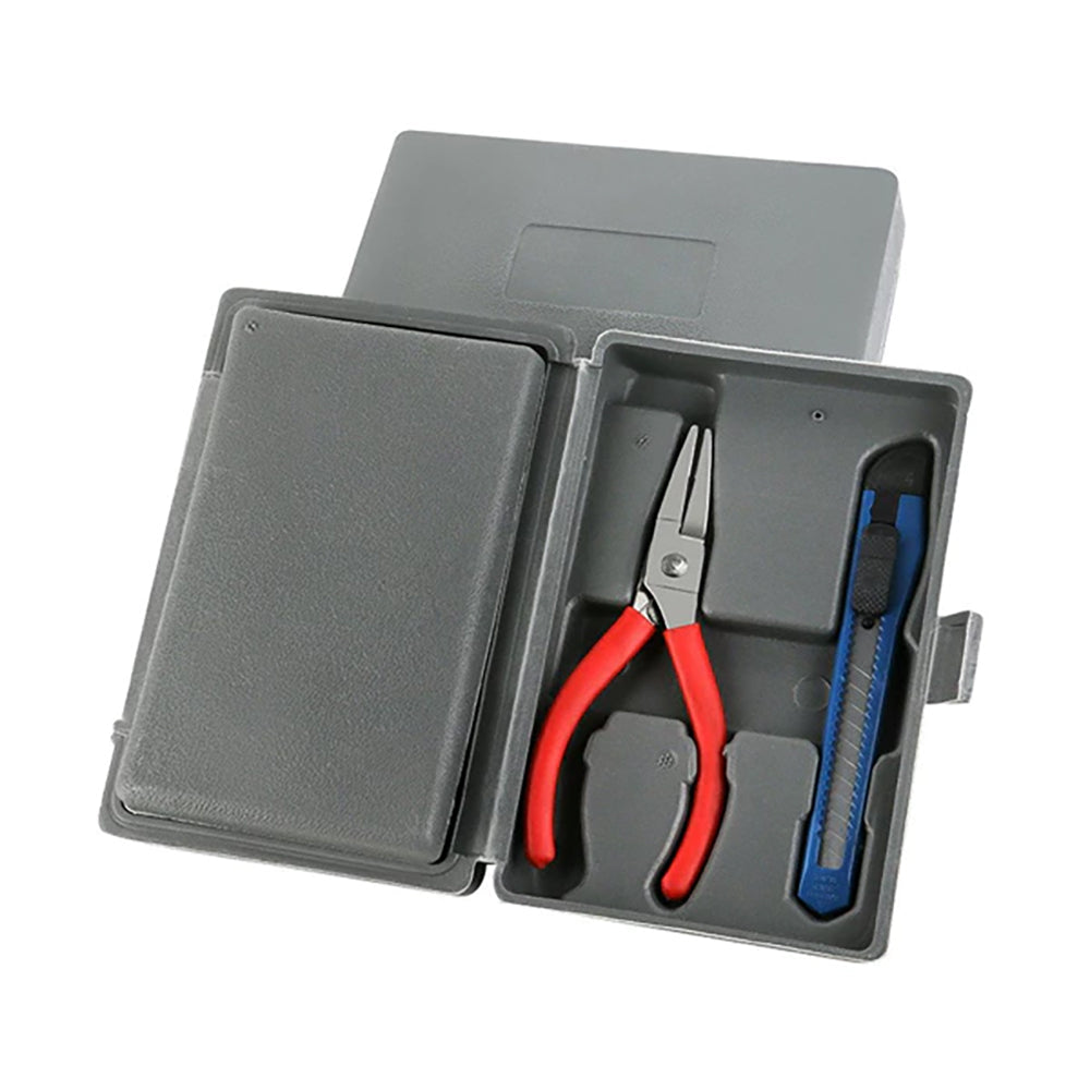 Ensemble d'outils 23 pièces pour bricoleurs : tournevis, clé, cutter et pince