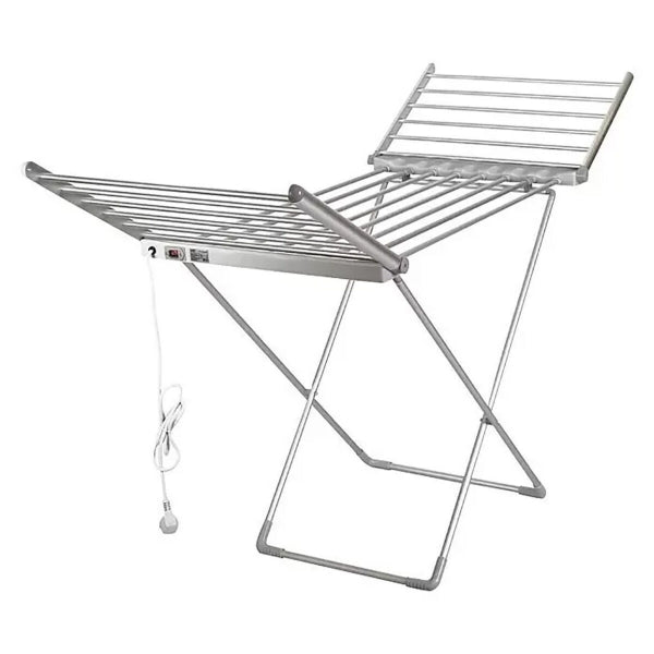 Etendoir à linge électrique pliable 230W - Séchage rapide et efficace!