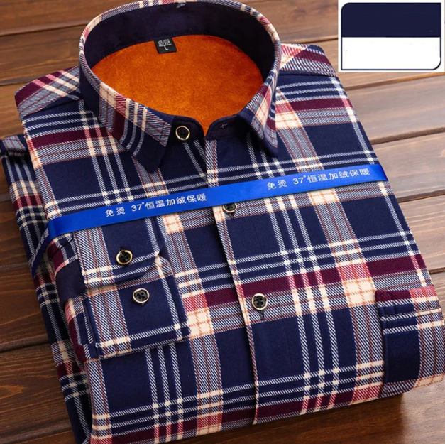 Chemise Vintage à Carreaux - Épaisse et Chic