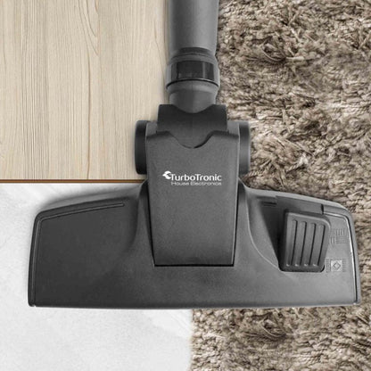 Aspirateur Cyclonique 400W avec Brosse Universelle - Manœuvre Facile et Design Élegant