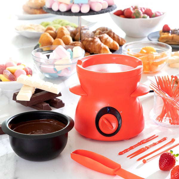 Set de Fondue au Chocolat avec Accessoires Pratiques