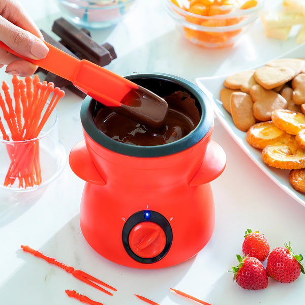 Set de Fondue au Chocolat avec Accessoires Pratiques