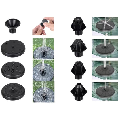 Fontaine de Jardin Solaire LED Gardlov avec 7 Buses Interchangeables
