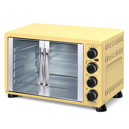 Four électrique inox à deux portes 55L – Cuisine élégante et performante