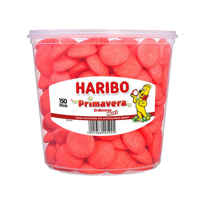 Lot Gourmand Haribo : 150 Fraises & 150 Kiss-Cola