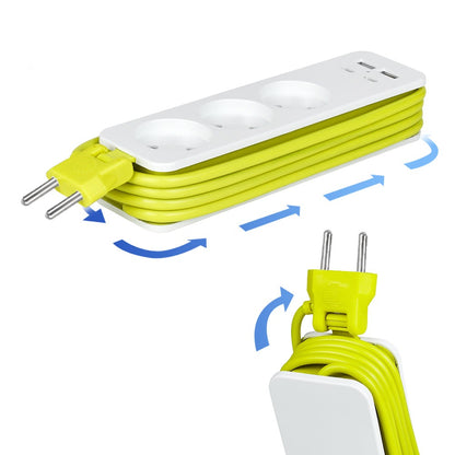 Rallonge multiprise USB 1.8m - Efficacité et Organisation au Quotidien