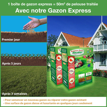 Gazon Express Professionnel - Transformez votre jardin en 10 jours !