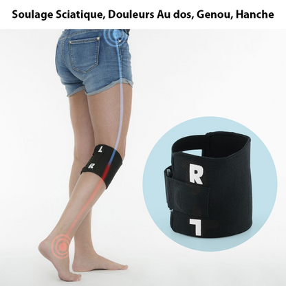 Genouillère d’acupression moderne avec points de pression - Confort et soulagement des douleurs