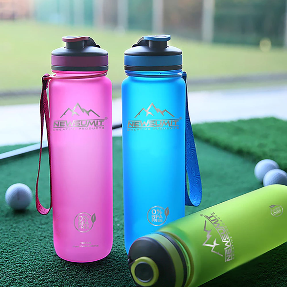 Gourde 1 L avec sangle robuste et matériaux réfléchissants – Hydratation stylée !