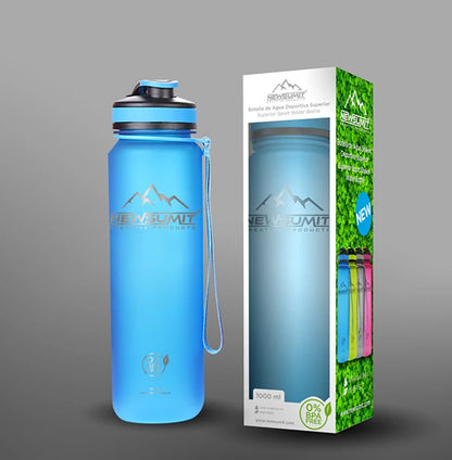 Gourde 1 L avec sangle robuste et matériaux réfléchissants – Hydratation stylée !