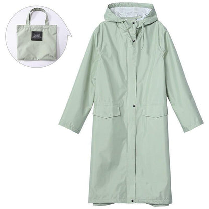 Trench Imperméable à Capuche pour Femme - Élégance et Confort sous la Pluie