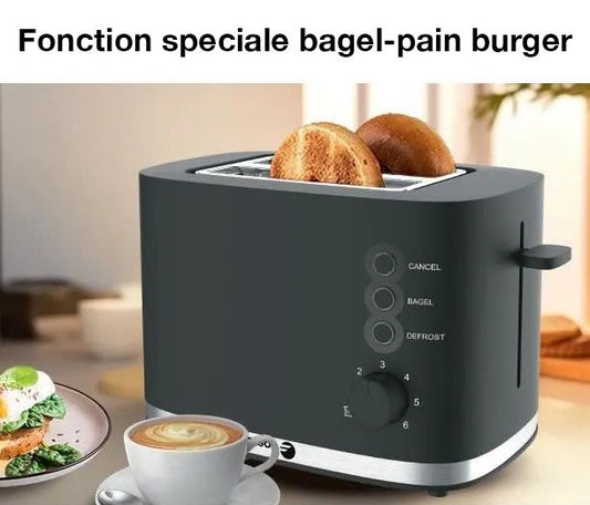 Grille-pain Fagor 870 W avec fonctions Réchauffer et Décongeler