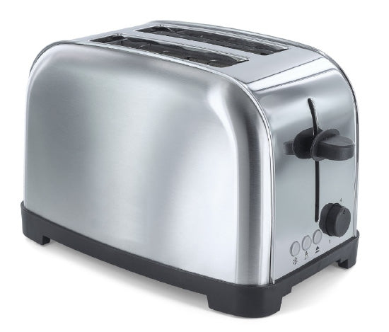 Grille-pain inox 850W : Performance et élégance au petit-déjeuner!