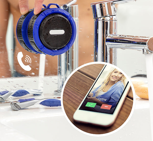 Haut-Parleur Bluetooth Portable Étanche avec Mains Libres