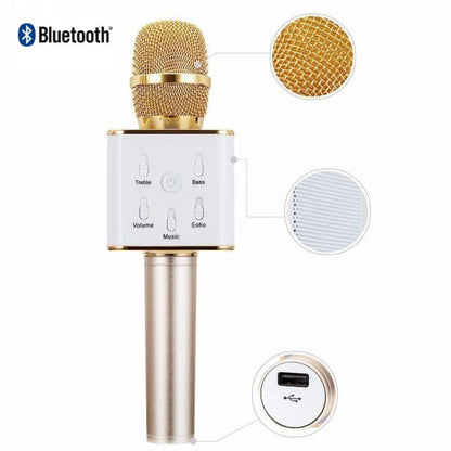 Microphone de karaoké Bluetooth ultra portable et élégant