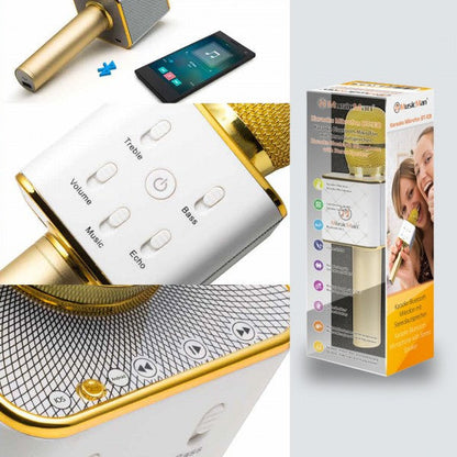 Microphone de karaoké Bluetooth ultra portable et élégant