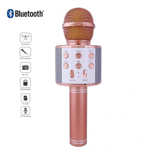 Microphone de karaoké Bluetooth ultra portable et élégant