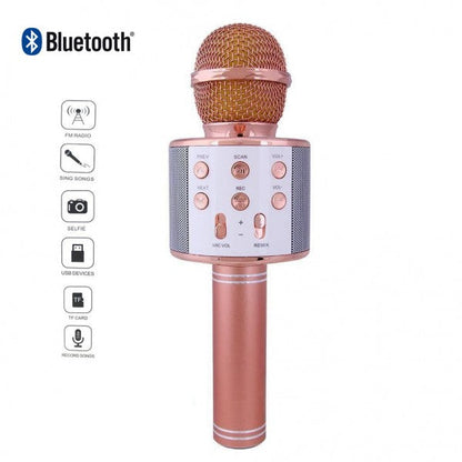 Microphone de karaoké Bluetooth ultra portable et élégant