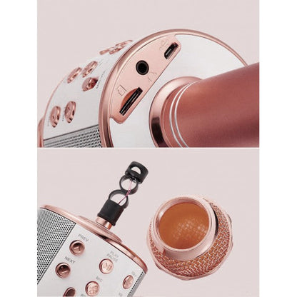 Microphone de karaoké Bluetooth ultra portable et élégant