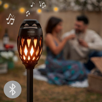 Haut-parleur Bluetooth avec lampe LED effet flamme - Ambiance unique garantie !