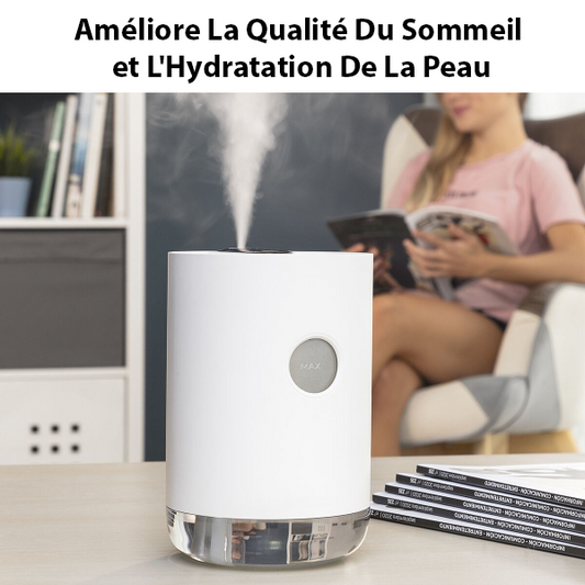 Humidificateur Ultrason Rechargeable Portable pour une Atmosphère Apaisante