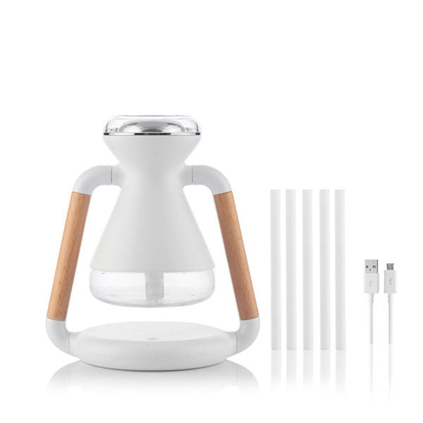 Humidificateur Diffuseur d'Arômes et Chargeur Sans Fil 3 en 1 Compact
