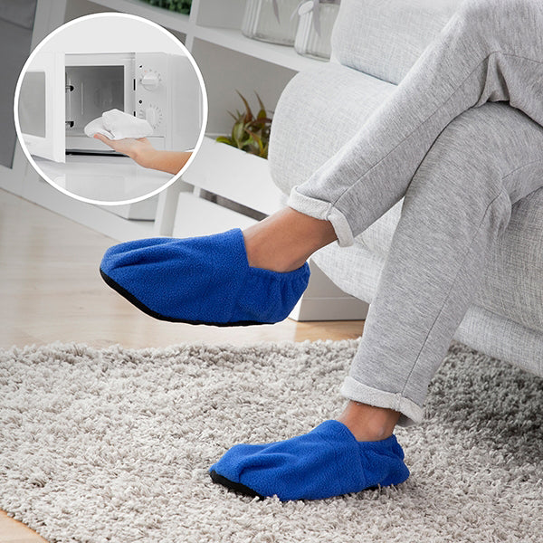Chaussons Chauffants Micro-Ondes pour des Pieds Sereins et Chauds