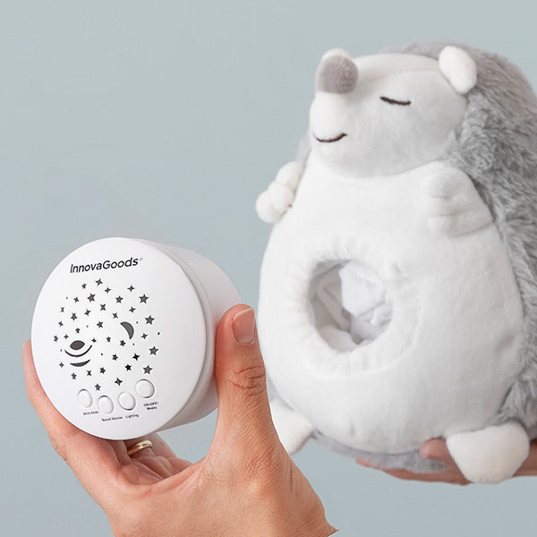 Hérisson en Peluche Lumineux et Musical pour des Nuits Apaisantes